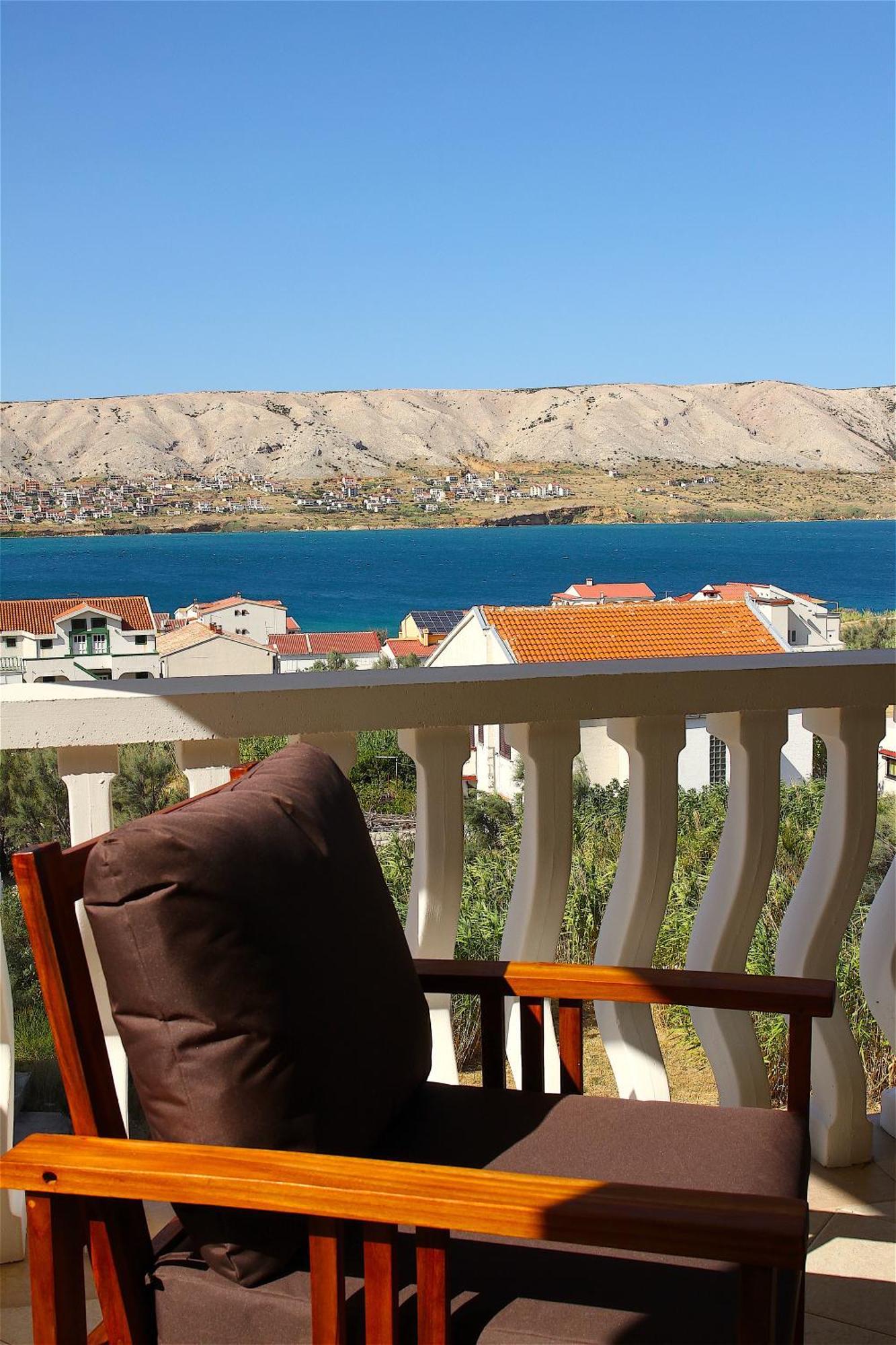 Villa Luka Pag Town Exterior foto