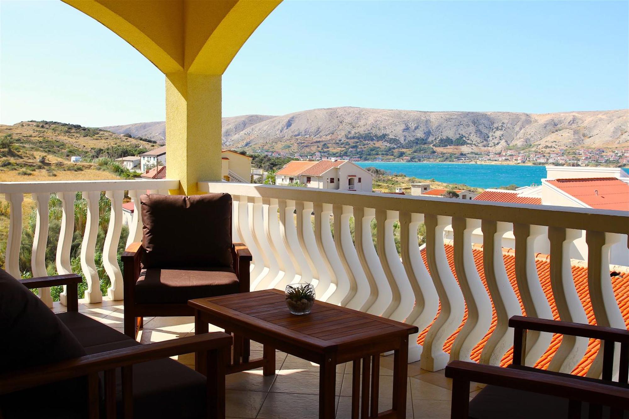 Villa Luka Pag Town Exterior foto