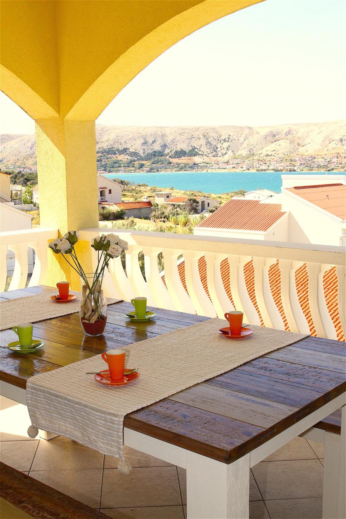 Villa Luka Pag Town Exterior foto